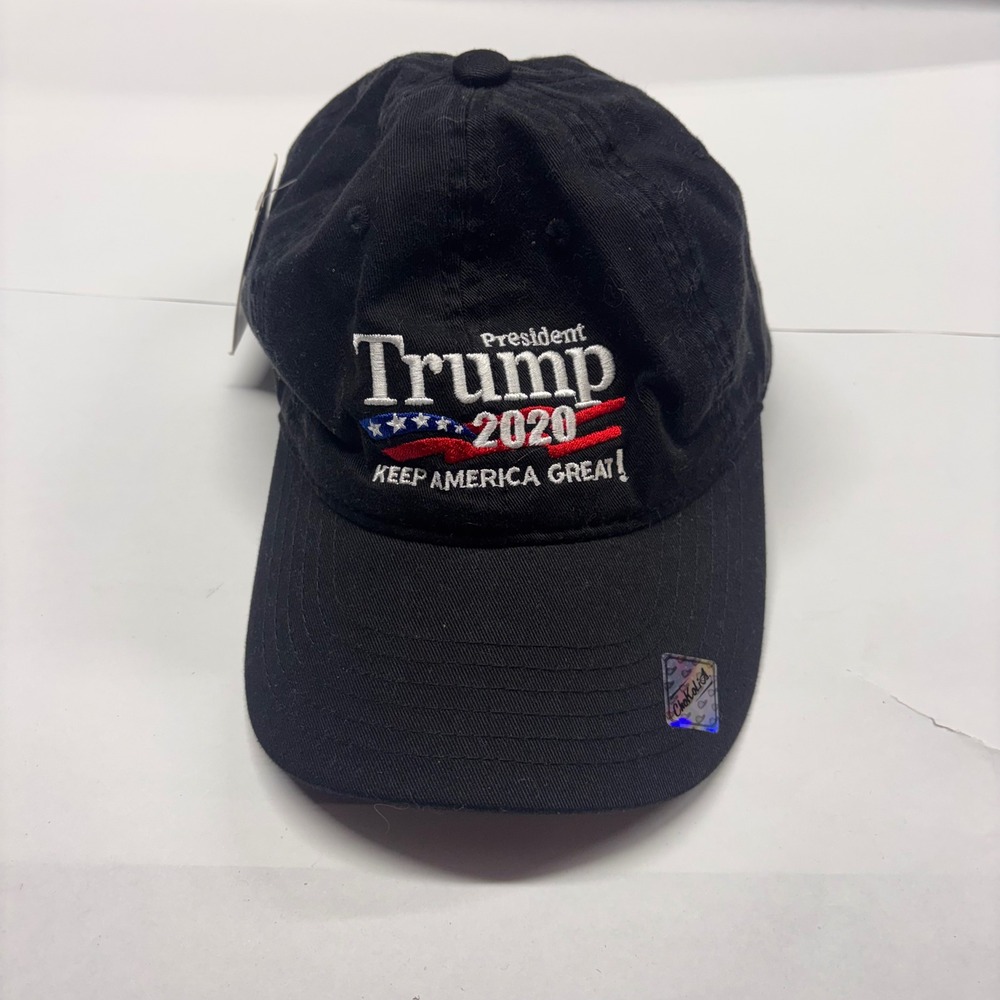 Chokolid President Trump 2020 Keep America Great Black Embroidered Baseball Hat